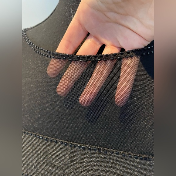 NWT 325$ Cameron Blake by Mon Cheri Sheer Bodice Beaded Dress - Picture 15 of 16